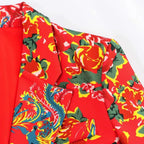 Women Suit Jacket - Lightweight - Button Blazer, Multicolor
