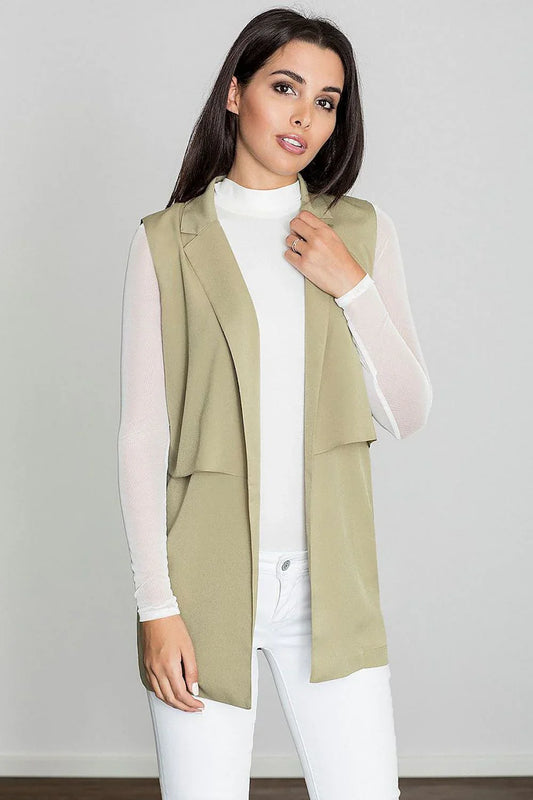 Women Suit Vest - Lightweight - Sleeveless -Guocali
