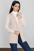 Women Suit Vest - Lightweight - Sleeveless -Guocali