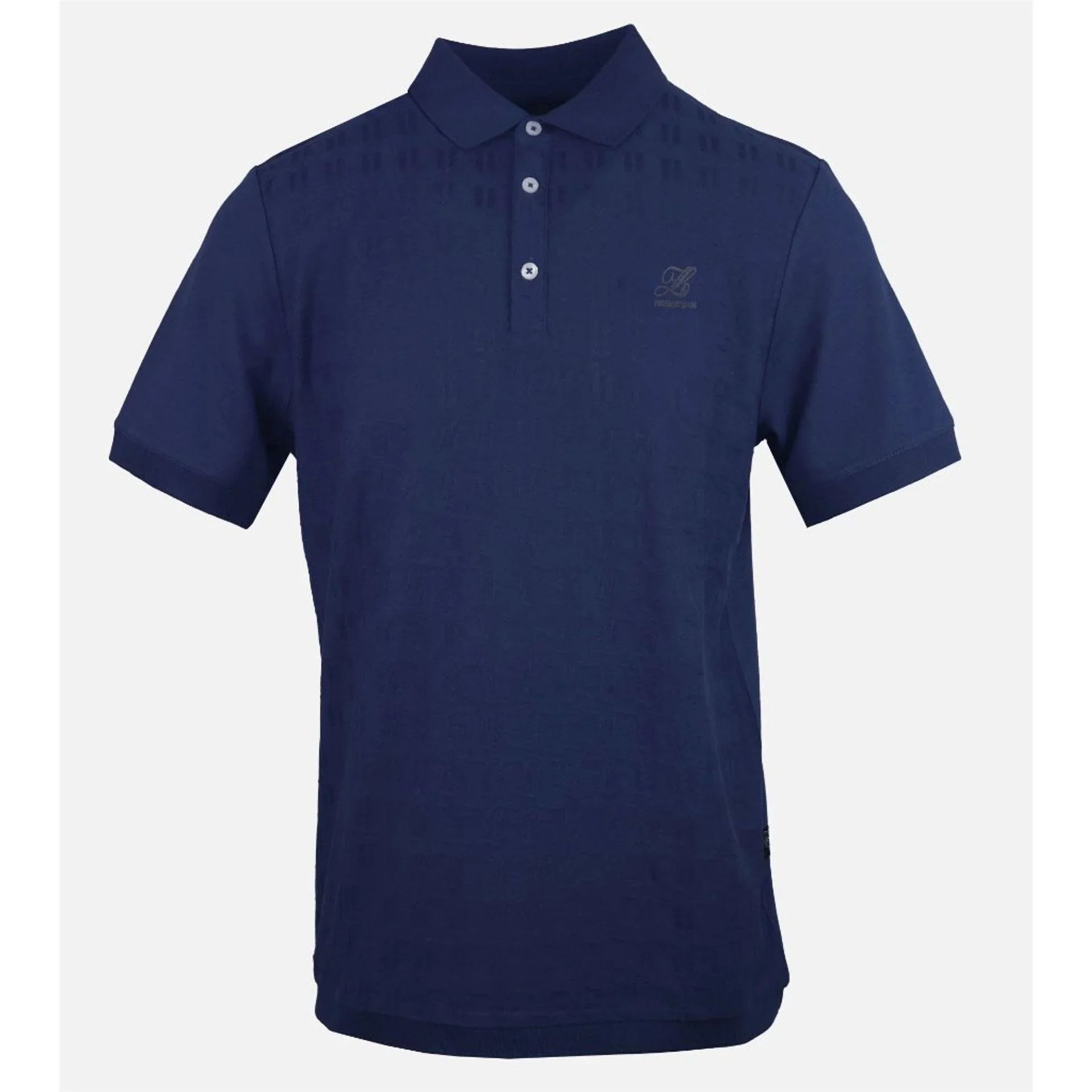 Zenobi Men Short Sleeves Polo Shirt – Breathable - Navy -Guocali