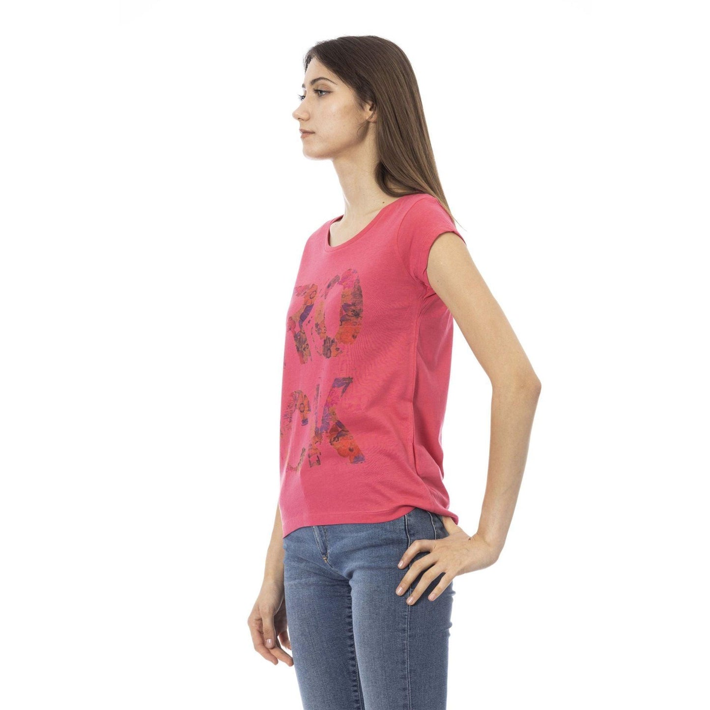 Trussardi Action Women T-Shirts - Pink Brand T-shirts - T-Shirt - Guocali